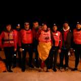 Il gruppo dei Cavalieri al completo dopo lo sbarco